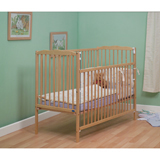 Saplings Jessica 54cm Cot in Pine with Natural