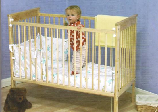 Saplings Valencia Cot with Mattress in Natural