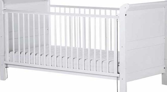 Saplings Victoria Cot Bed - White