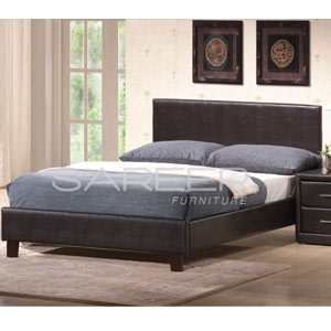 Fusion 4FT 6 Double Leather Bedstead
