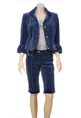 Velvet Dandy Shorts by Sara Berman