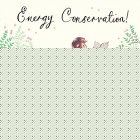 Sarah Gibb Eco-Chic Greetings Card - Energy Conservation