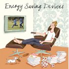 Sarah Gibb Eco-Chic Greetings Card - Energy Saving Devices