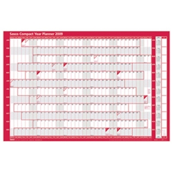 Sasco 2009 Compact Year Planner Magnetic