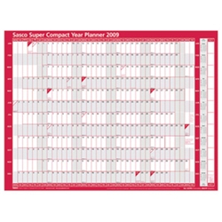 Sasco 2009 Super Compact Year Planner Unmounted