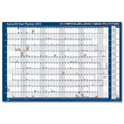 Sasco 2010 EU Year Planner Unmounted with