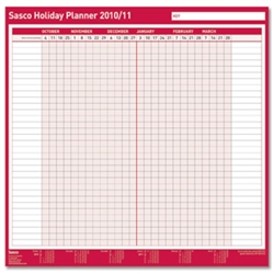 Sasco 2010 Holiday Planner Unmounted 33 Staff