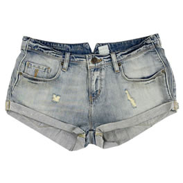 Sass Bide Sass and Bide Atom of Love Distressed Denim Short