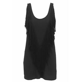 Sass Bide Sass and Bide Black Season of Change Loose Tank