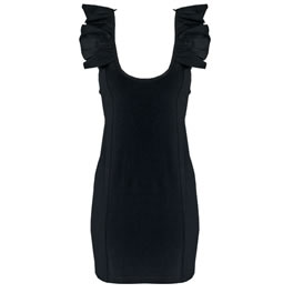 Sass Bide Sass and Bide One Fine Day Fitted Black Dress
