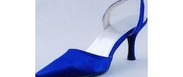 SATIN Kitten Heel Closed Toe Slingbacks Pumps