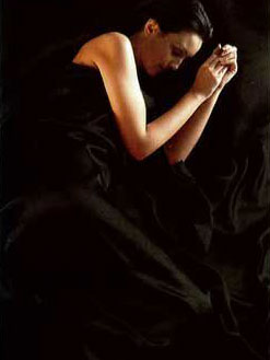 Black Satin King Duvet Cover, Fitted Sheet and 4 pillowcases Bedding