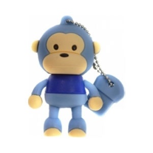 4GB Monkey USB Flash Drive - Blue