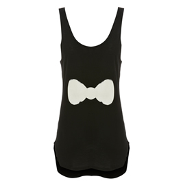 Saucefashion Sauce Black Bow Tank