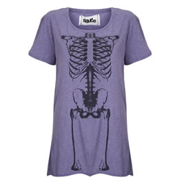 Saucefashion Sauce Purple Skeleton Dress
