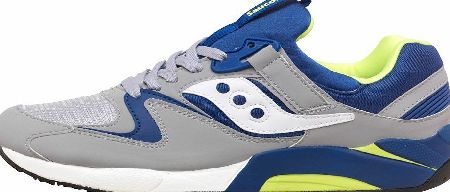 Saucony Mens Grid 9000 Running Shoes Grey/Blue