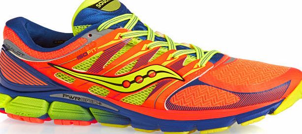 Saucony Mens Saucony Zealot Trainers - Orange/Blue/Citron