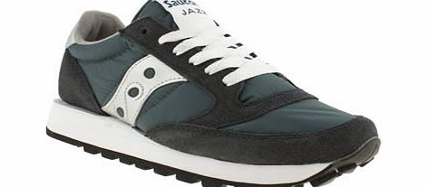 Navy  Silver Jazz Original Trainers