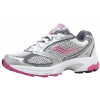 Saucony Womens Grid Method 2 Running Shoe White/Silver/Rose
