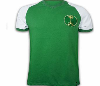 Copa Classics Saudi Arabia 1980s Short Sleeve Retro Shirt
