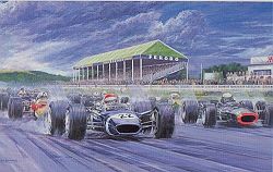 John Saunders ``Goodwood`` Print