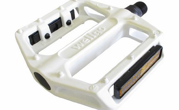 Savage 1/2 inch Alloy Pedal - White