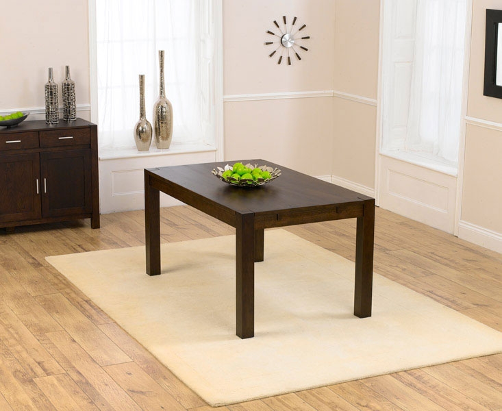Dark Oak Dining Table - Choice of 120cm,