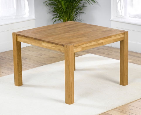 Oak Square Dining Table - 110cm