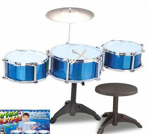 Save On Goods UK Childs kids toy drum kit set, symbals, stool. Play drums. Musical instrument