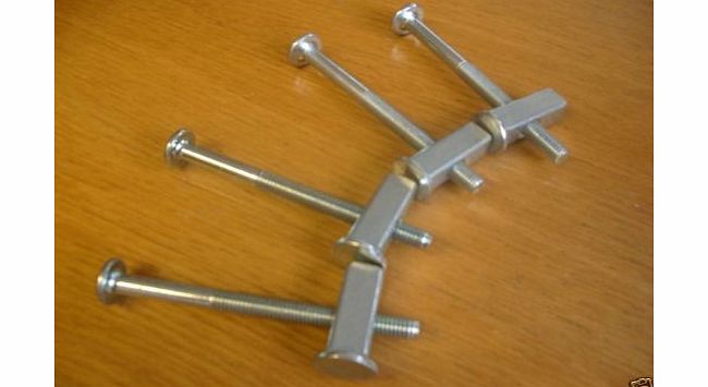 Save On Goods UK Metal Bunk Bed Bolts - SET OF 4 with BLOCK NUTS