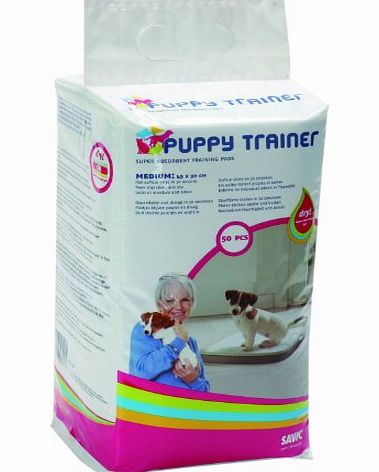 Savic 50-Piece Medium Puppy Trainer Pads