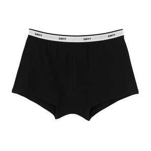 Savile Row Black Bamboo Hipster Trunks