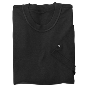 Savile Row Black Bamboo T-Shirt Style Vest