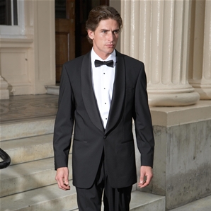Savile Row Black Classic Dinner Suit Jacket