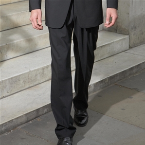 Savile Row Black Classic Dinner Suit Trousers