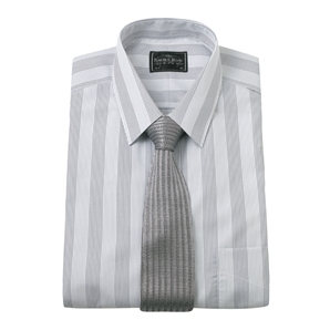 Black/Grey Fine Stripe Slim Fit Shirt