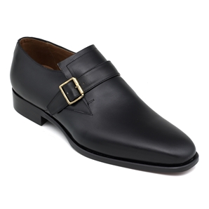 Savile Row Black Monk Slip-On Men` Shoe
