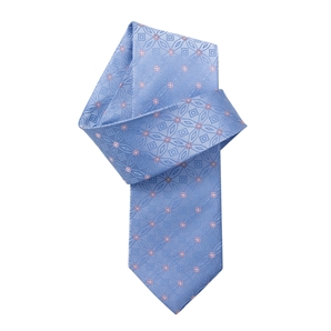 Savile Row Blue/Pink Retro Pure Silk Tie