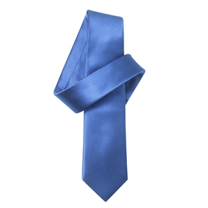 Savile Row Blue Pure Silk Skinny Tie