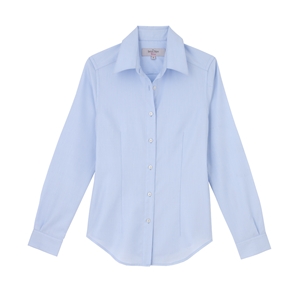 Savile Row Blue Twill Katherine Classic Shirt