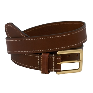 Savile Row Brown Leather Belt