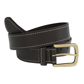 Savile Row Brown Men` Leather Belt