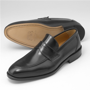 Savile Row Classic Black Loafer Shoe