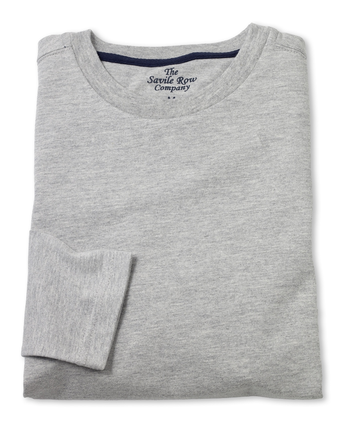Savile Row Co. Grey Long Sleeve T-Shirt XXL