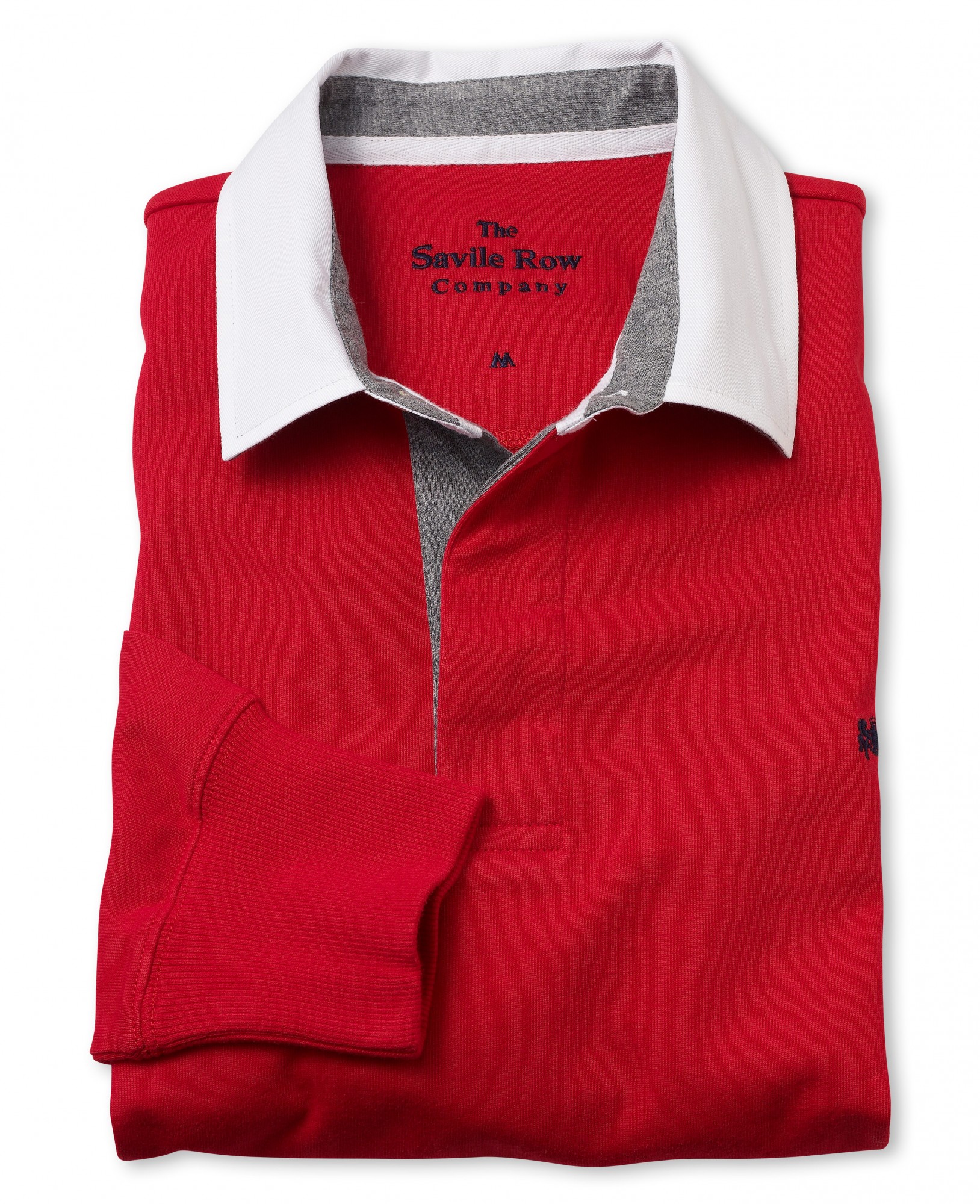 Savile Row Co. Red Rugby Shirt M