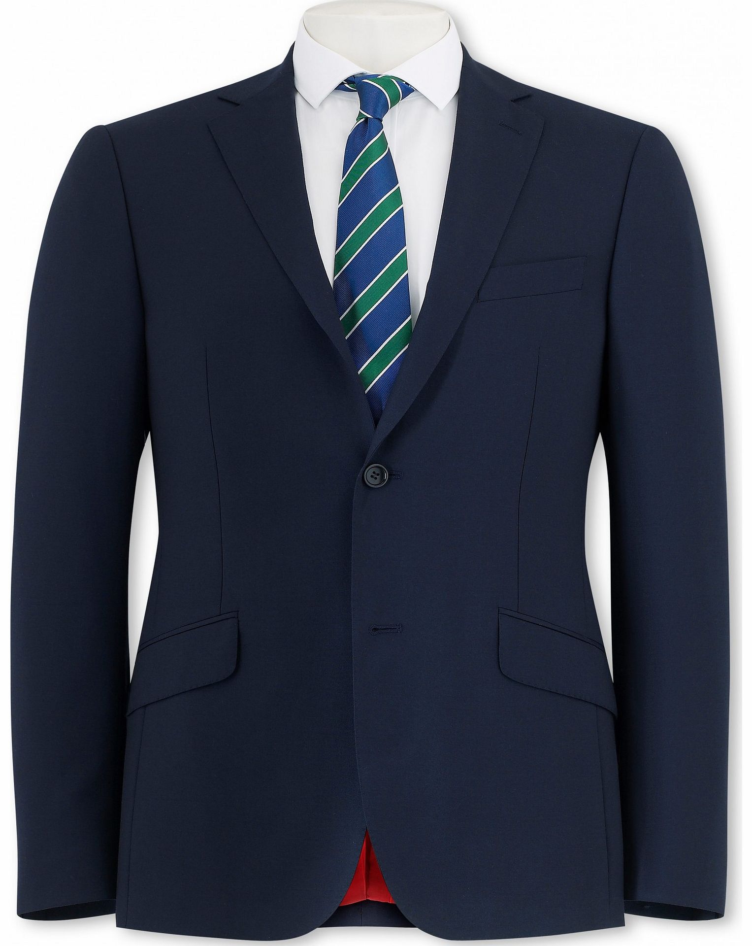 Savile Row Company Navy Suit Jacket 36`` Regular