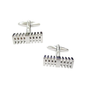 Savile Row Cut out Cube Bar Cufflinks