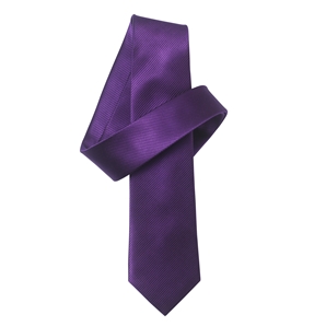 Savile Row Dark Purple Pure Silk Skinny Tie