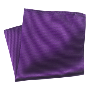 Savile Row Dark Purple Silk Handkerchief
