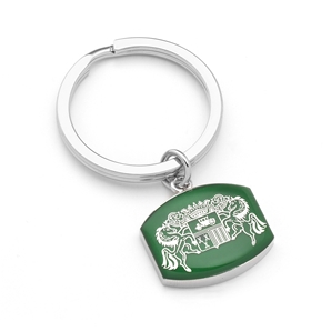 Savile Row Green Savile Row Co Crest Key Ring